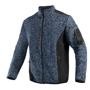 CHAQUETA KNIT FLEECE MELANGE HOMBRE