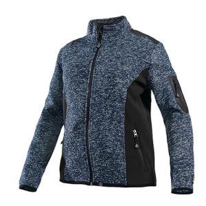 CHAQUETA KNIT FLEECE MELANGE MUJER