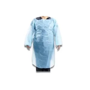 PECHERA PLÁSTICA SINGLEAN CON MANGA Y OJAL CELESTE TALLA ÚNICA