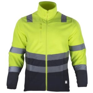 MICROPOLAR HI-VIS CLASE 2 BI-COLOR MANGA LARGA HOMBRE