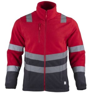 MICROPOLAR IRON LINE CON CINTA REFLECTIVA MANGA LARGA HOMBRE