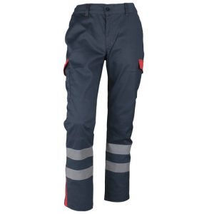 PANTALÓN CARGO GABARDINA BI-COLOR CON CINTRA HOMBRE
