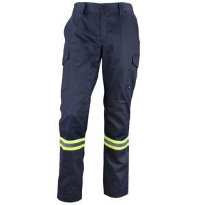 PANTALÓN GABARDINA DUAL HI-VIS CON CINTA DÍA/NOCHE HOMBRE